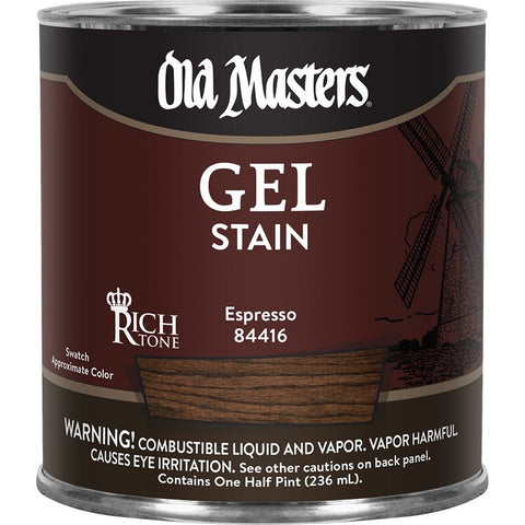 Old Masters 84416 1/2pt Espresso Gel Stain-1PK LANC-221577