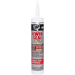 DAP 18897 10.1oz White Kwik Seal Ultra Advanced Kitchen & Bath Sealant 12/pk LANC-221762