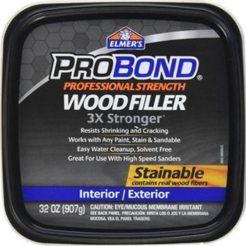 Elmers P9892 qt Probond Stainable Wood Filler-1PK LANC-221805