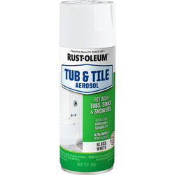 Rust-Oleum 280882 12oz White Tub-N-Tile Epoxy Spray Paint-1PK LANC-222488