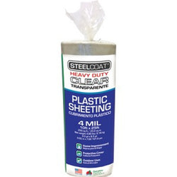 Petoskey FG-P9934-24 10' X 25' 4mil Steelcoat Clear Plastic Sheeting-1PK LANC-222672