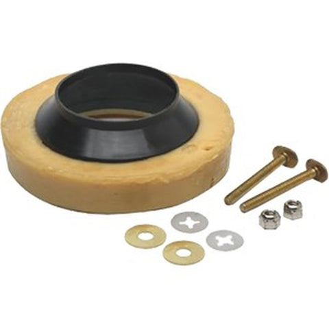 Oatey 31193 HD Wax Bowl Ring w/ Sleeve-Includes 1/4 x 2-1/4 Brass Bolts And Nuts-1PK LANC-223732