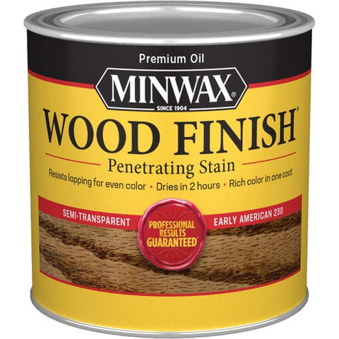 Minwax 22300 1/2pt Early American 230 Semi-Transparent Stain-1PK LANC-227
