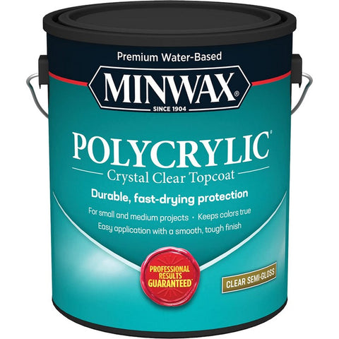 Minwax 14444 1gal Semi Gloss Polycrylic-1PK LANC-229