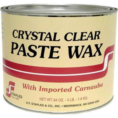 H. F. Staples 212 4lb Clear Paste Wax-1PK LANC-2301