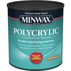 Minwax 64444 qt Semi Gloss Polycrylic-1PK LANC-231