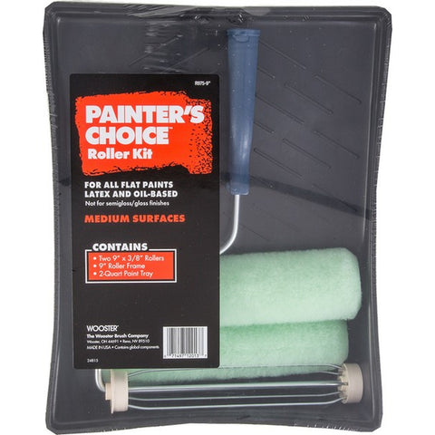 Wooster R975 9 Painters Choice Roller Kit (3pc)-1PK