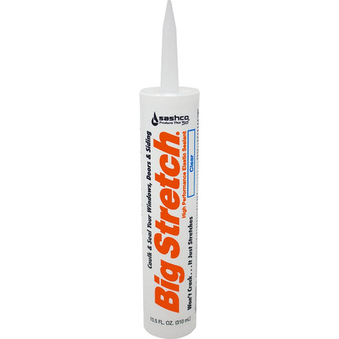 Sashco 10006 10.5 oz. Clear Big Stretch-12PK LANC-2426