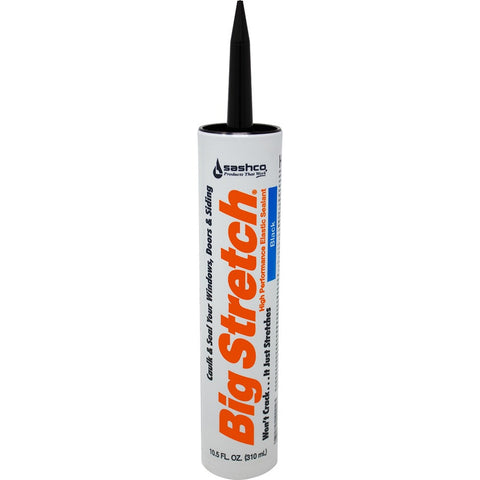 Sashco 10004 10.5 oz. Black Big Stretch-12PK LANC-2427