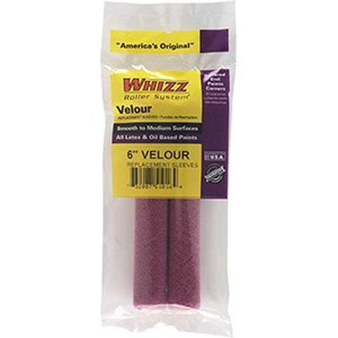 Whizz 51016 6 Purple Velour 3/16 Nap Mini Roller 2Pk LANC-24404