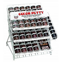 Color Putty 196 Assortment Display (Contains 102ea 3.68oz Oil-Based Wood Putty Jars)-1PK