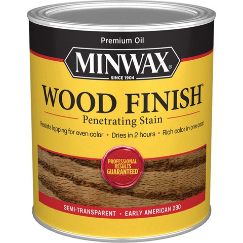 Minwax 70008 qt Early American 230 Semi-Transparent Stain-1PK LANC-247