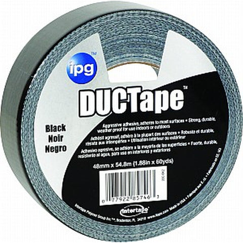 IPG 20C-BK2 1.87 x 60yd Black General Purpose Duct Tape-1PK LANC-24867