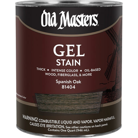 Old Masters 81404 qt Spanish Oak Gel Stain-1PK LANC-24981