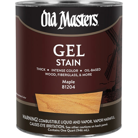 Old Masters 81204 qt Maple Gel Stain-1PK LANC-24983