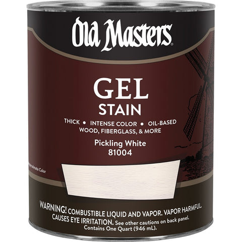 Old Masters 81004 qt Pickling White Gel Stain-1PK LANC-24988