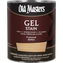Old Masters 80904 qt Fruitwood Gel Stain-1PK LANC-24989