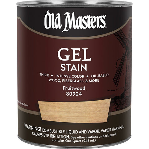 Old Masters 80904 qt Fruitwood Gel Stain-1PK LANC-24989