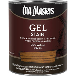Old Masters 80704 qt Dark Walnut Gel Stain-1PK LANC-24991