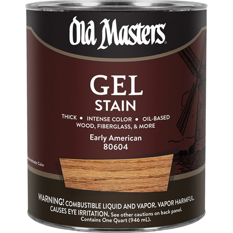 Old Masters 80604 qt Early American Gel Stain-1PK LANC-24992
