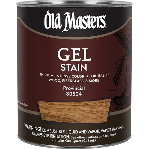 Old Masters 80504 qt Provincial Gel Stain-1PK LANC-24993