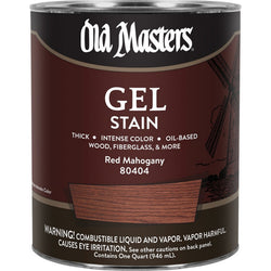 Old Masters 80404 qt Red Mahogany Gel Stain-1PK LANC-24994