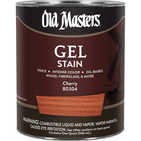Old Masters 80304 qt Cherry Gel Stain-1PK LANC-25013