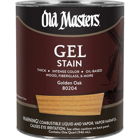 Old Masters 80204 qt Golden Oak Gel Stain-1PK LANC-25014