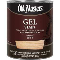 Old Masters 80104 qt Natural Gel Stain-1PK LANC-25015