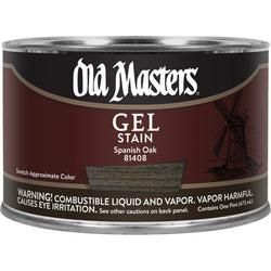 Old Masters 81408 pt Spanish Oak Gel Stain-1PK LANC-25017