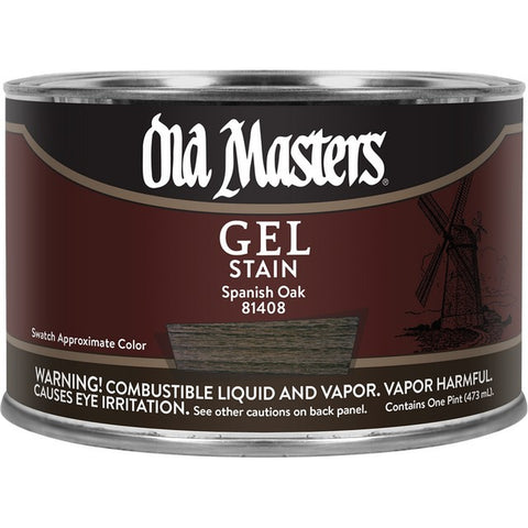 Old Masters 81408 pt Spanish Oak Gel Stain-1PK LANC-25017