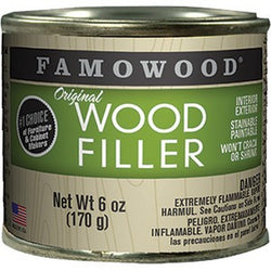 Famowood 36141142 1/4pt Walnut Original Solvent Based Wood Filler-1PK LANC-2578