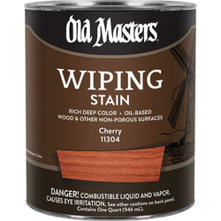 Old Masters 11304 qt Cherry Wiping Stain 240 VOC-1PK LANC-26326