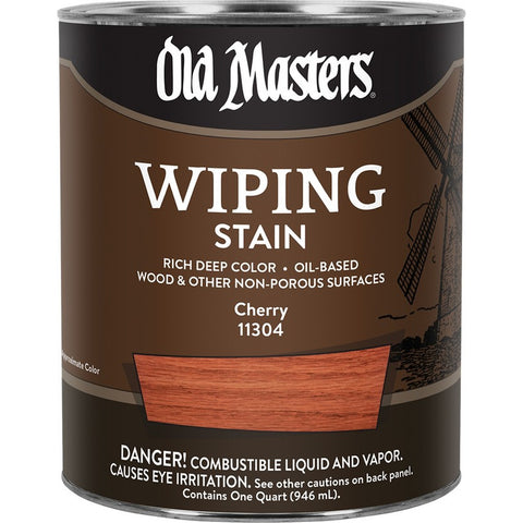 Old Masters 11304 qt Cherry Wiping Stain 240 VOC-1PK LANC-26326