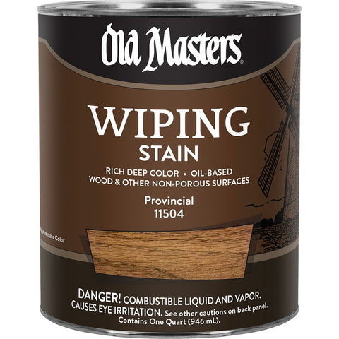 Old Masters 11504 qt Provincial Wiping Stain 240 VOC-1PK LANC-26333
