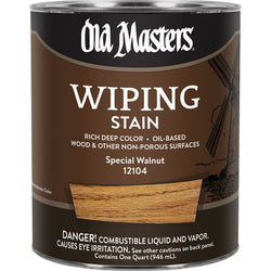 Old Masters 12104 qt Special Walnut Wiping Stain 240 VOC-1PK LANC-26342