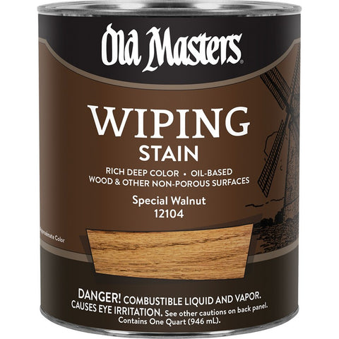 Old Masters 12104 qt Special Walnut Wiping Stain 240 VOC-1PK LANC-26342