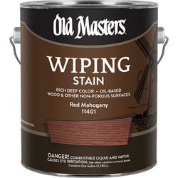 Old Masters 11401 1gal Red Mahogany Wiping Stain 240 VOC-1PK LANC-26377