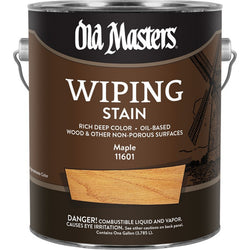 Old Masters 11601 1gal Maple Wiping Stain 240 VOC-1PK LANC-26382