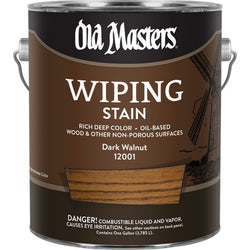 Old Masters 12001 1gal Dark Walnut Wiping Stain 240 VOC-1PK LANC-26387
