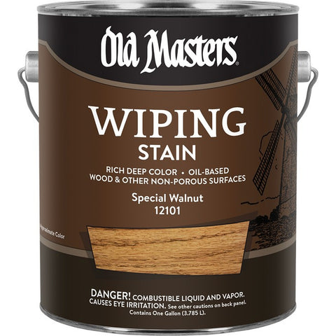 Old Masters 12101 1gal Special Walnut Wiping Stain 240 VOC-1PK LANC-26392