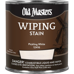 Old Masters 12416 1/2pt Pickling White Wiping Stain 550 VOC-1PK LANC-26410