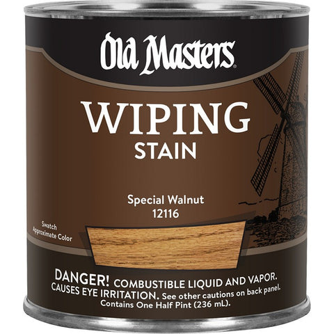 Old Masters 12116 1/2pt Special Walnut Wiping Stain 240 VOC-1PK LANC-26417