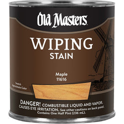 Old Masters 11616 1/2pt Maple Wiping Stain 240 VOC-1PK LANC-26422