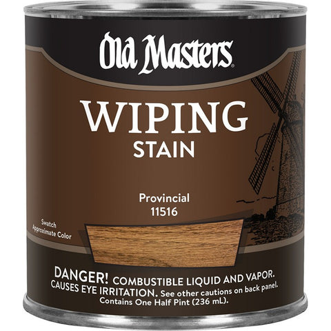 Old Masters 11516 1/2pt Provincial Wiping Stain 240 VOC-1PK LANC-26423