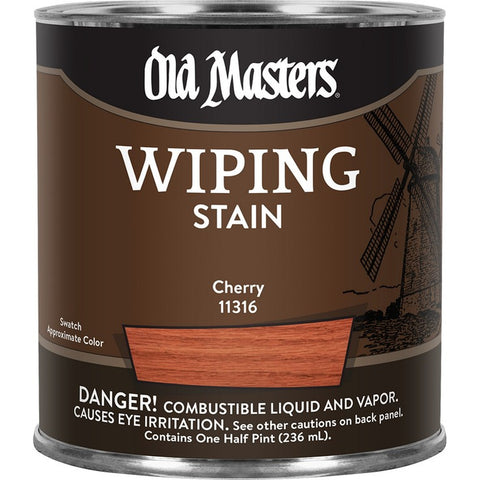 Old Masters 11316 1/2pt Cherry Wiping Stain 240 VOC-1PK LANC-26425