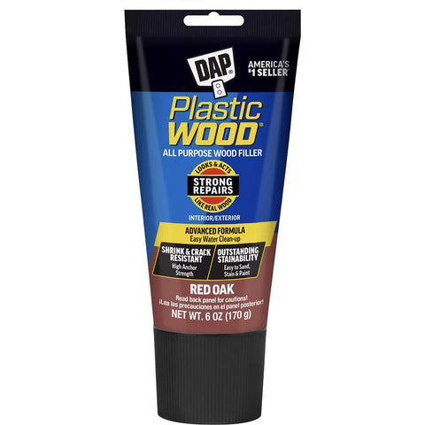 DAP 00583 6oz Red Oak Plastic Wood Latex All Purpose Wood Filler-1PK LANC-266496