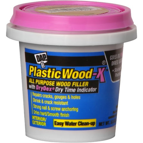 DAP 00540 5.5oz Natural Plastic Wood-X All Purpose Wood Filler w/Drydex-1PK LANC-266504
