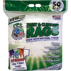 Intex 99972 White Paint & Cleaning Rags (50ct)-1PK LANC-269230