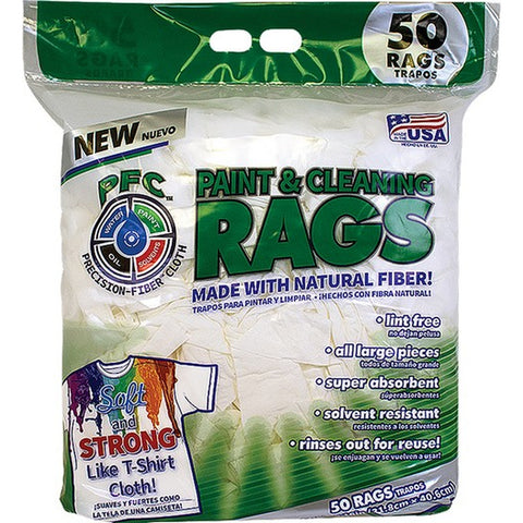 Intex 99972 White Paint & Cleaning Rags (50ct)-1PK LANC-269230